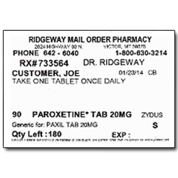 Store label