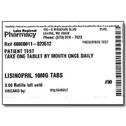 Prescription Label